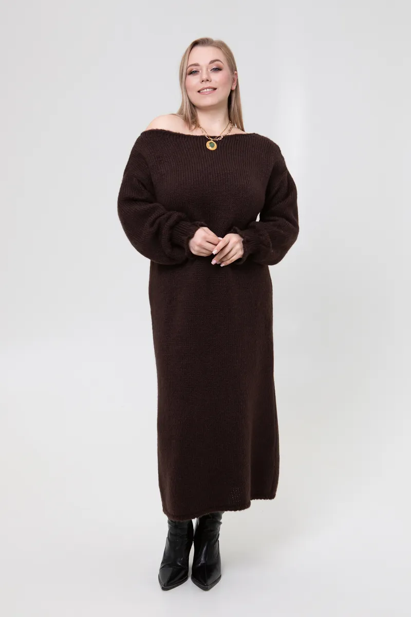 Сукня SEWEL P1029 50-52 XL Коричневий