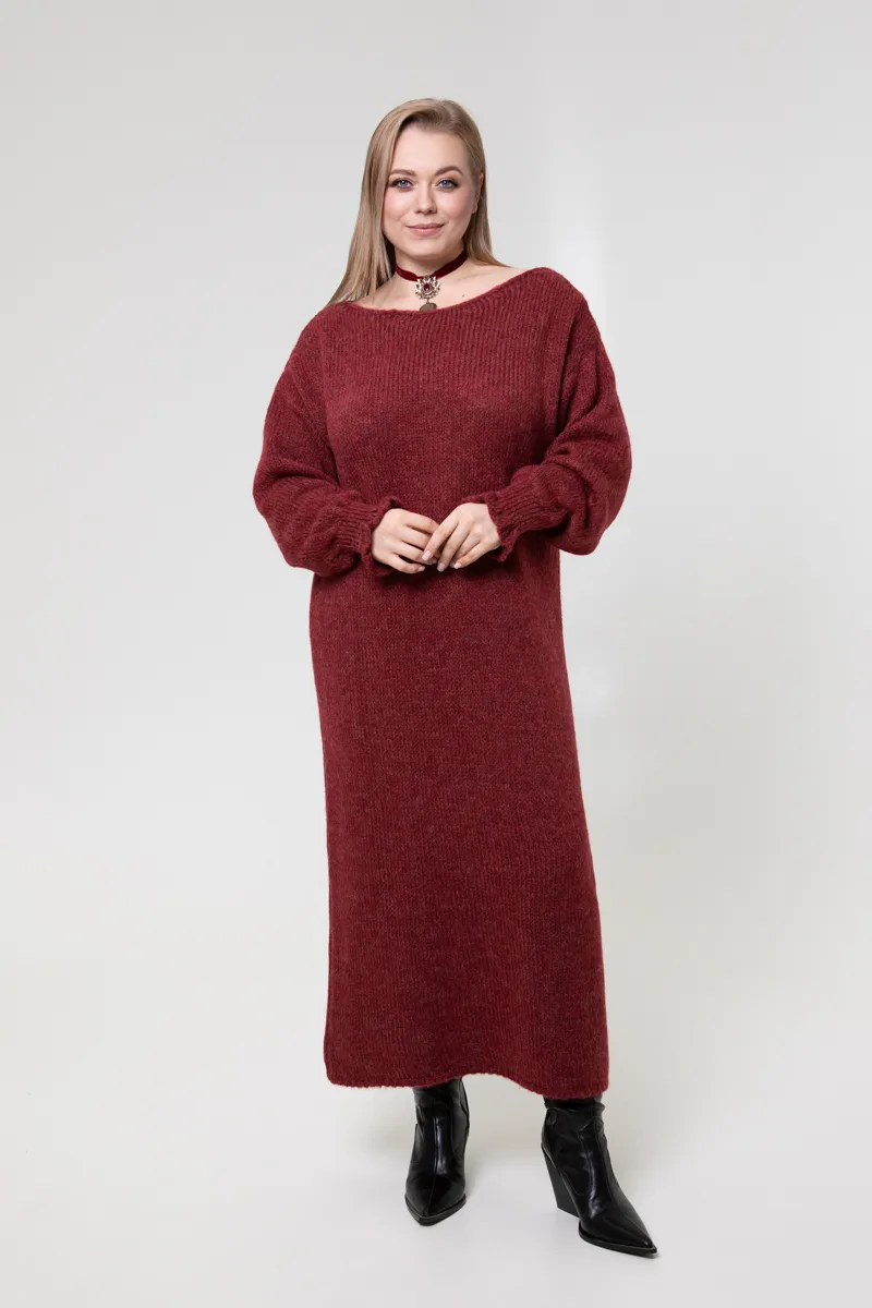 Сукня SEWEL P1029 50-52 XL Бордо