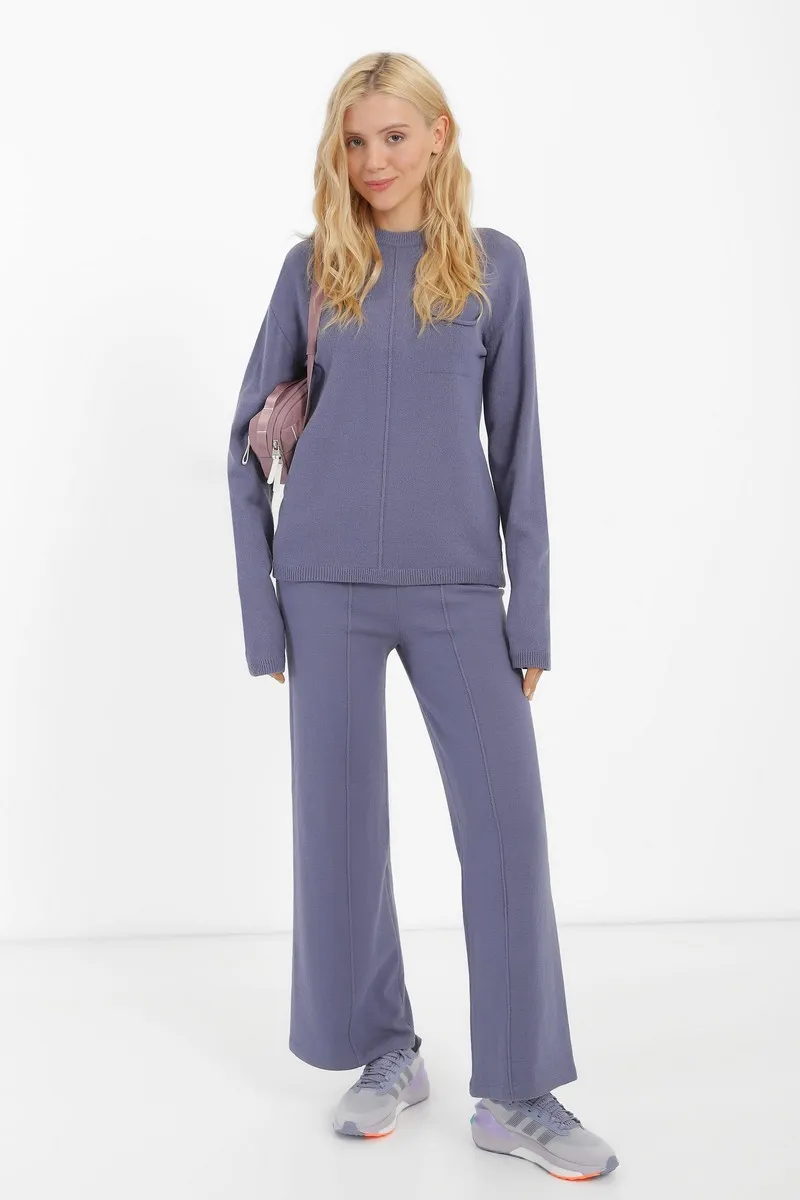 В'язаний костюм SEWEL SC844 42-44 Свинцевий