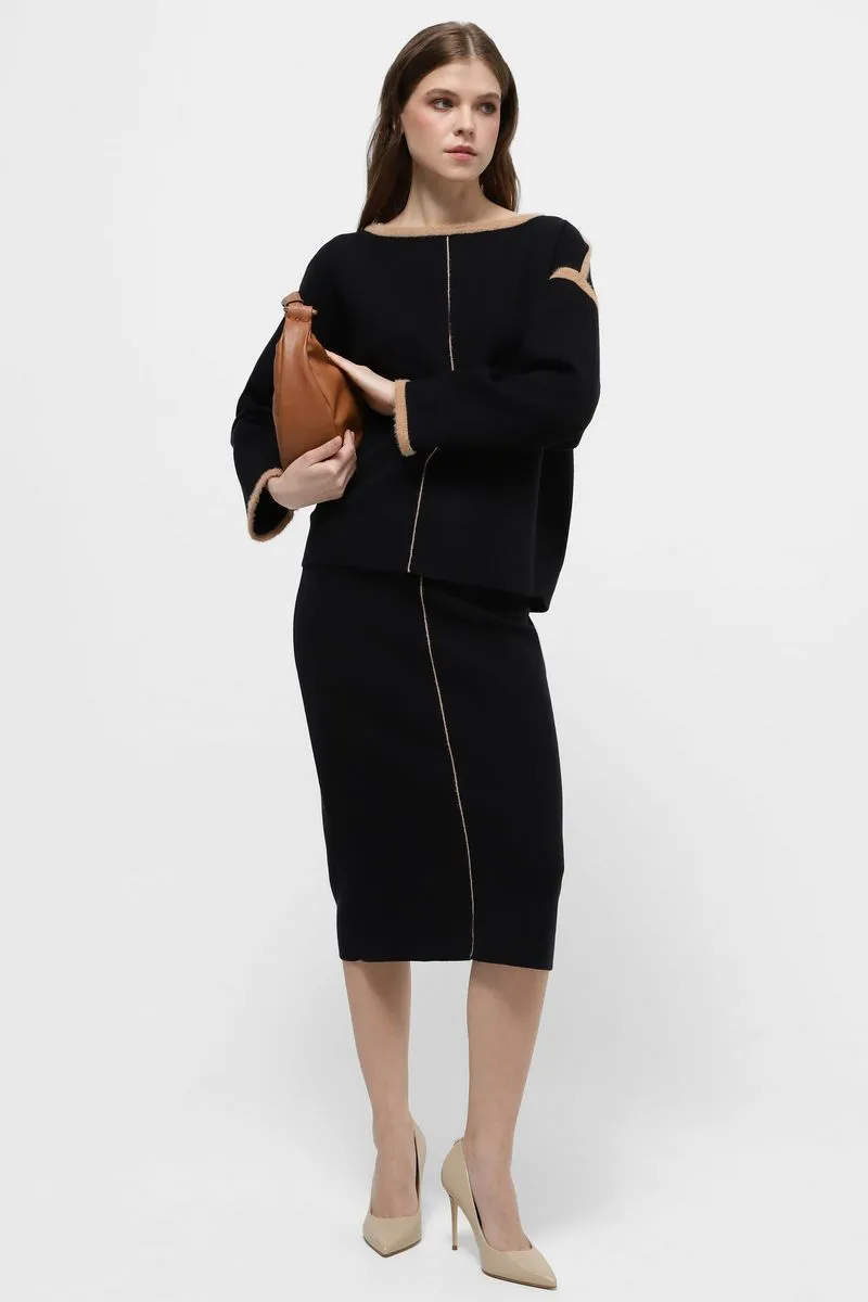 В'язаний костюм SEWEL SC941 42-44 Чорний