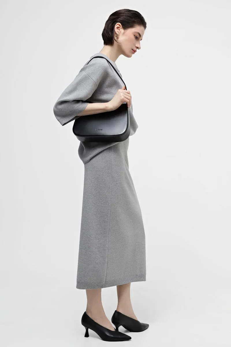 В'язаний костюм SEWEL SC946 46-48 Світло-сірий