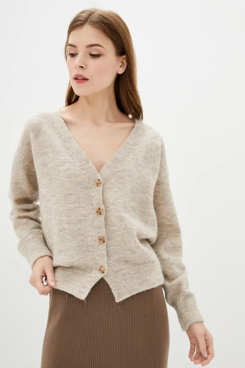 Кардиган SEWEL XW813 42-44 Печериця