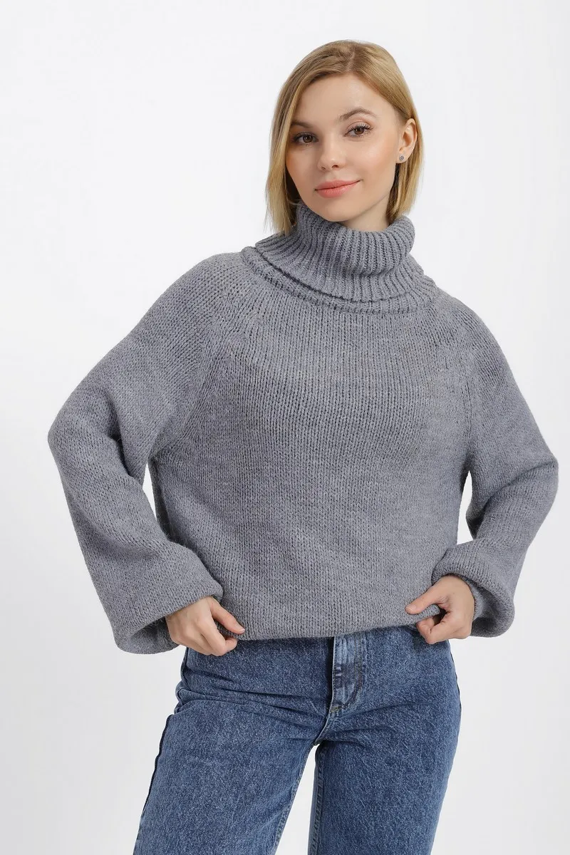 Светр SEWEL SW895 42-44 Сірий