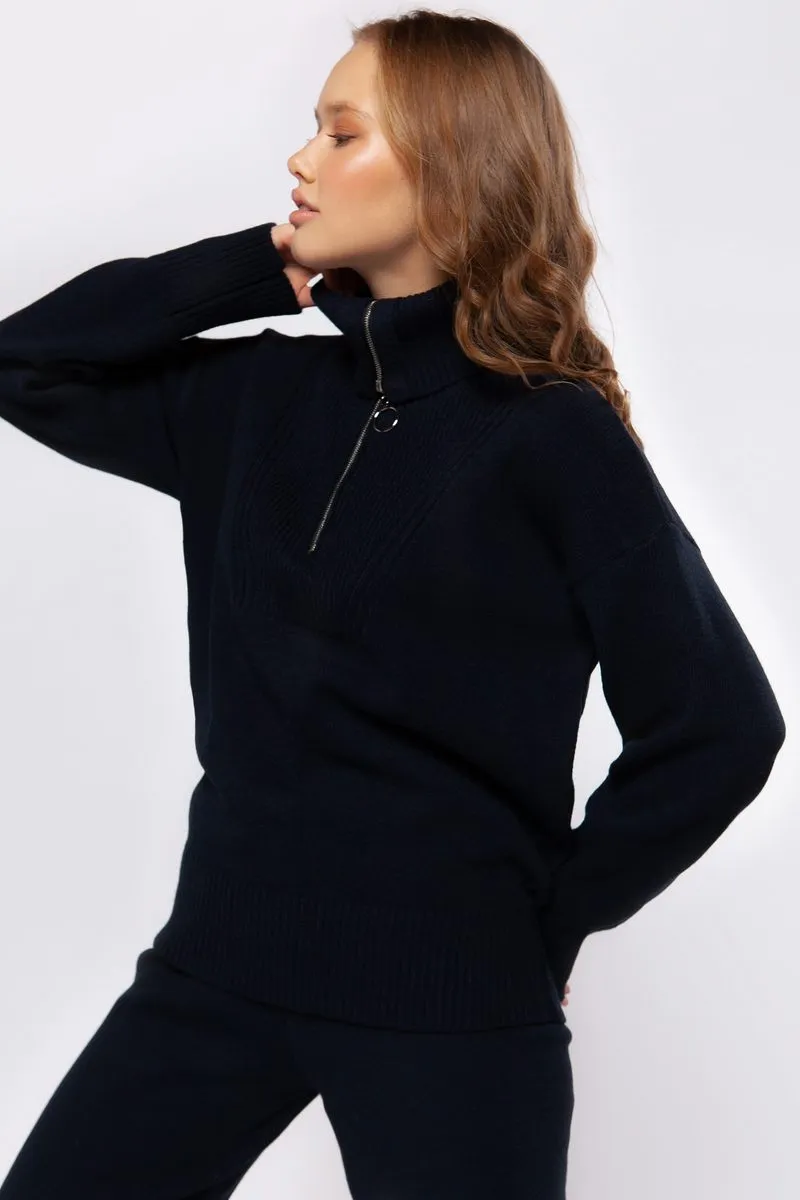 Светр SEWEL SW930 42-44 Темно-синій