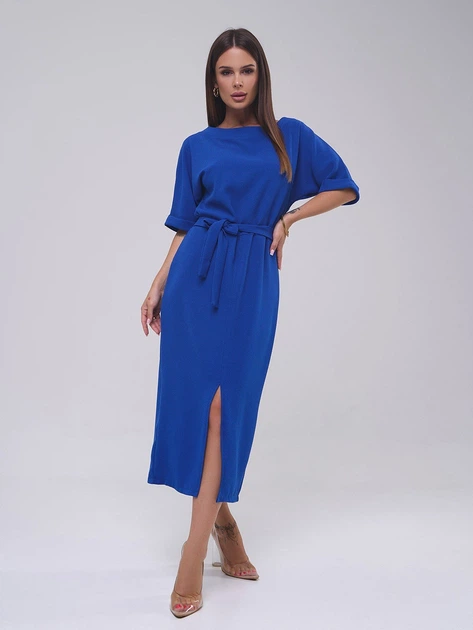 Сукня міді осіння жіноча ISSA PLUS 14809 S Бордова (issa2007682618828)